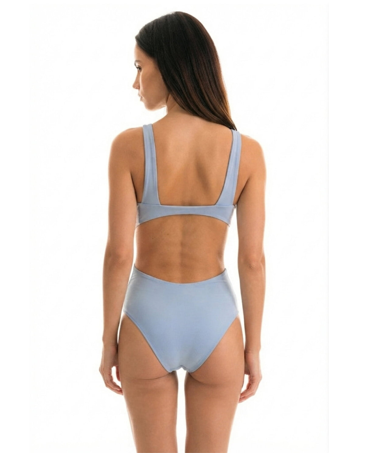 Model Back: Rio De Sol One Piece Swimsuits Garoa Trikini Recorte