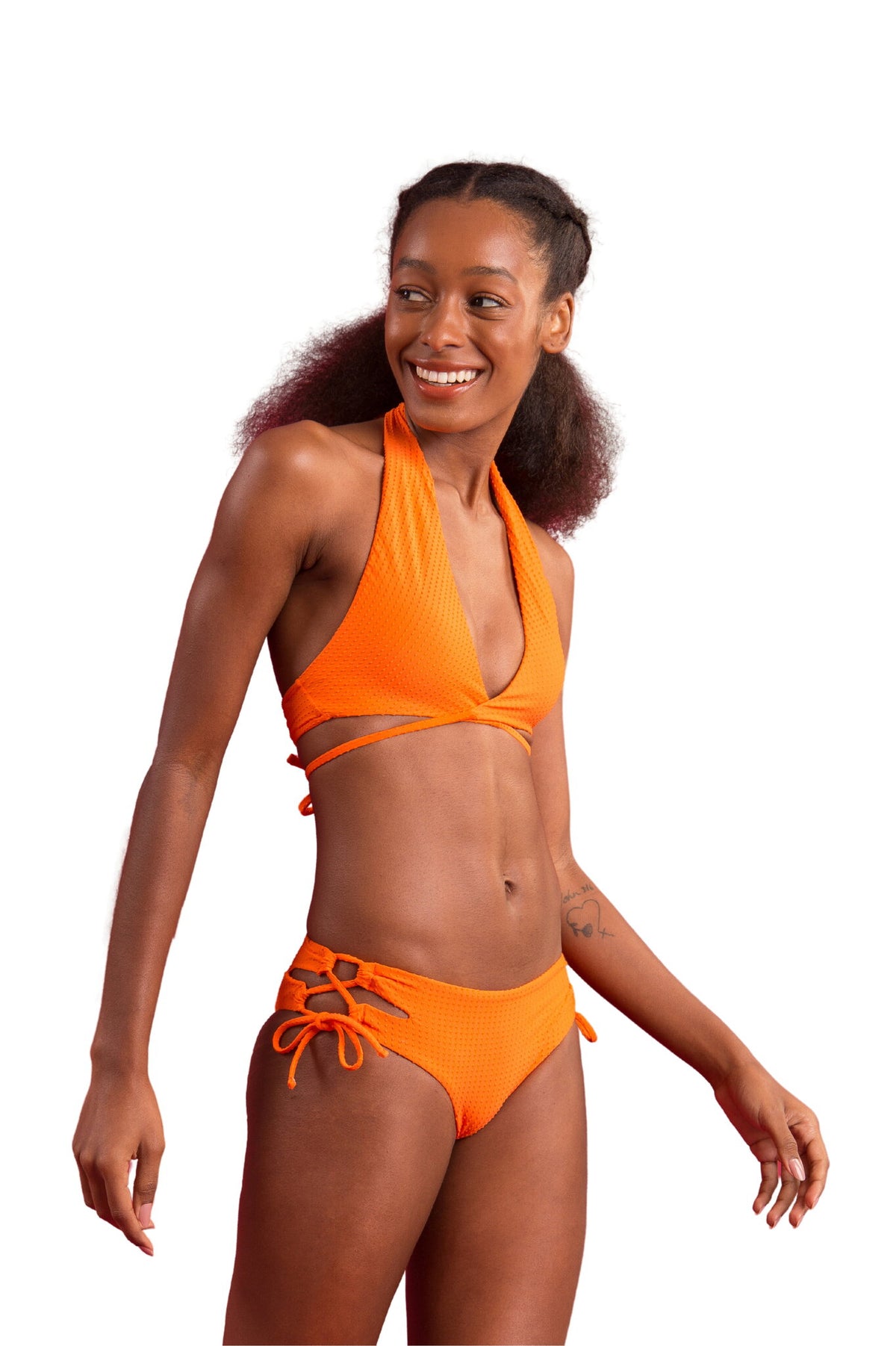 Image 04: Rio De Sol Bikini Tops Top Dots-Orange Kate