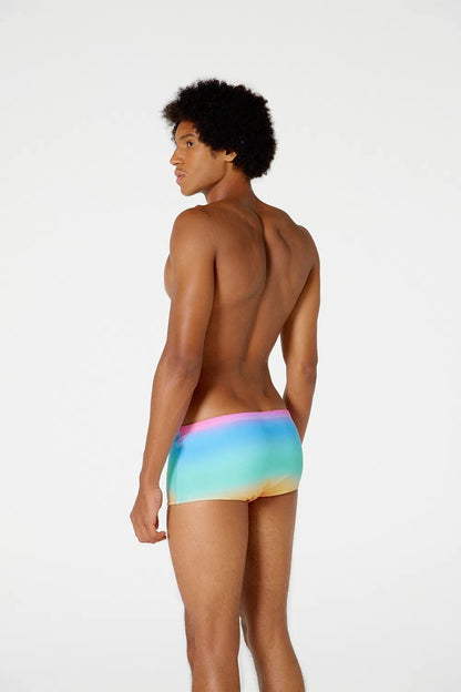 Model Back: Blueman Swim Trunks Sunga Army Degrade Mentos