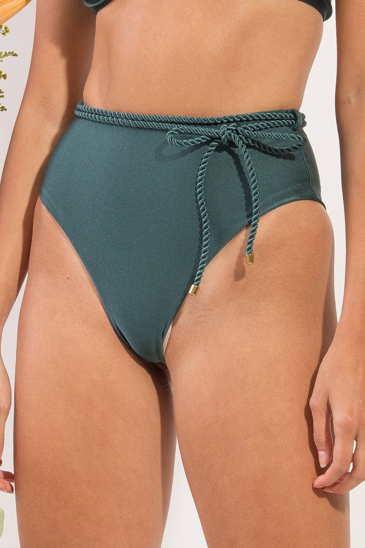Gallery: Rio De Sol Bikini Bottoms Bottom Palace Belted-High-Waist