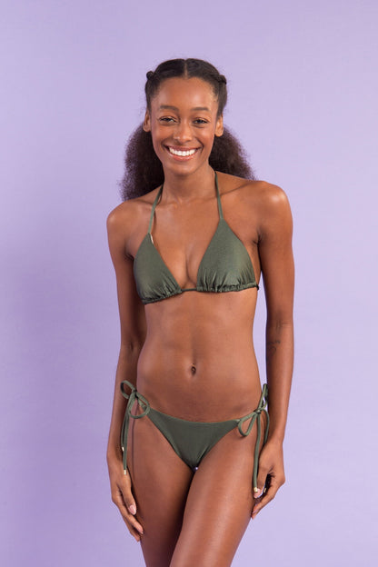 Image 09: Rio De Sol Bikini Bottoms Bottom Shimmer-Croco Cheeky-Tie