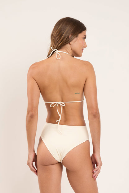 Model Back: Rio De Sol Bikini Bottoms Bottom Off-White Hotpants