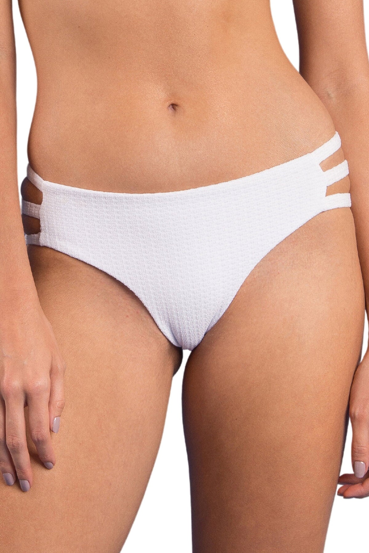 Gallery: Rio De Sol Bikini Bottoms Bottom Bora-White Madrid-Trio