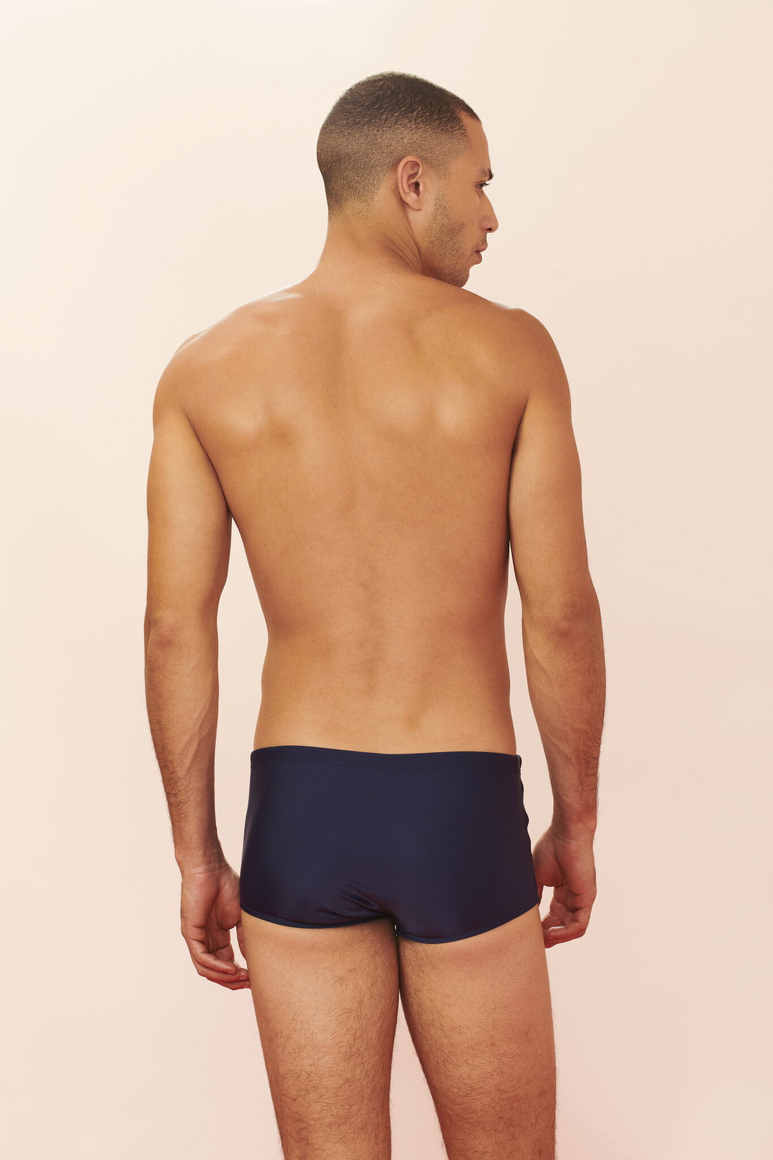 Model Back: Blueman Swim Trunks Sunga Army Mondello Azul-Marinho