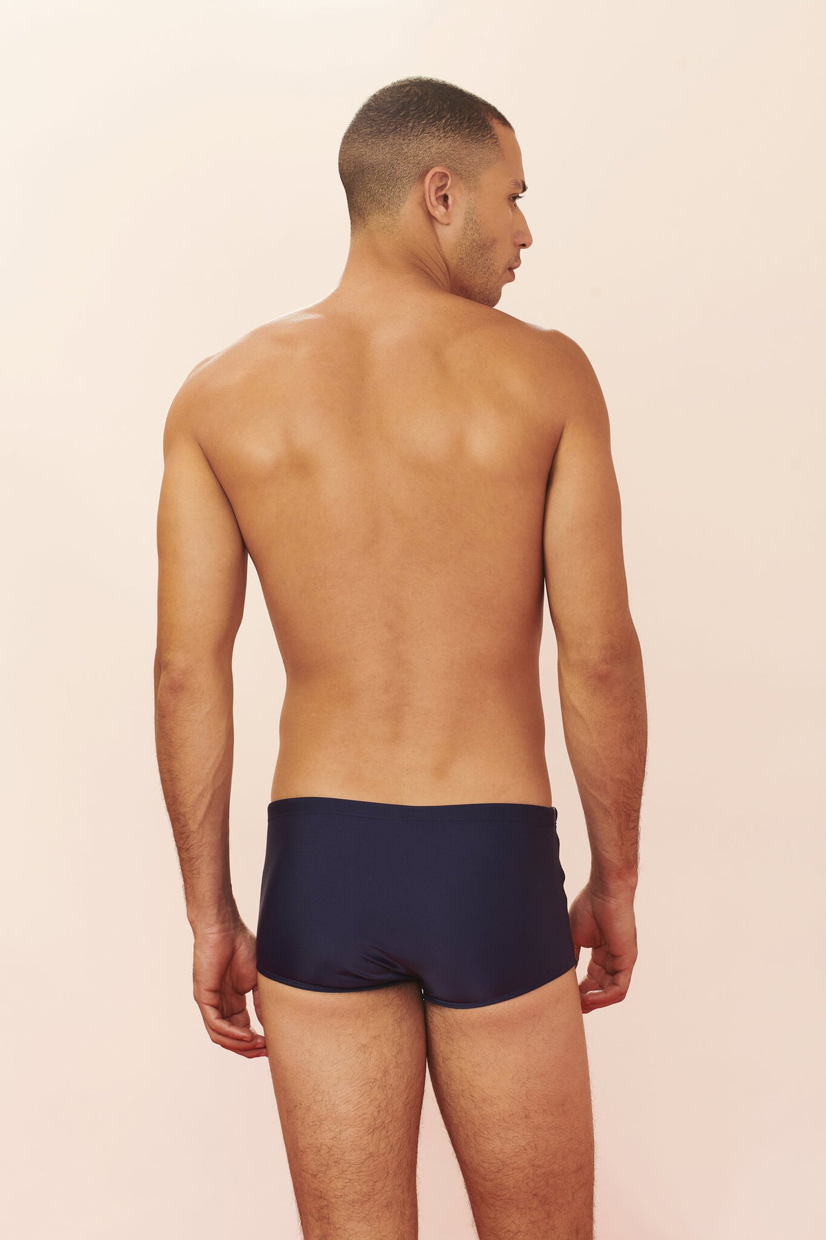 Model Back: Blueman Swim Trunks Sunga Army Mondello Azul-Marinho