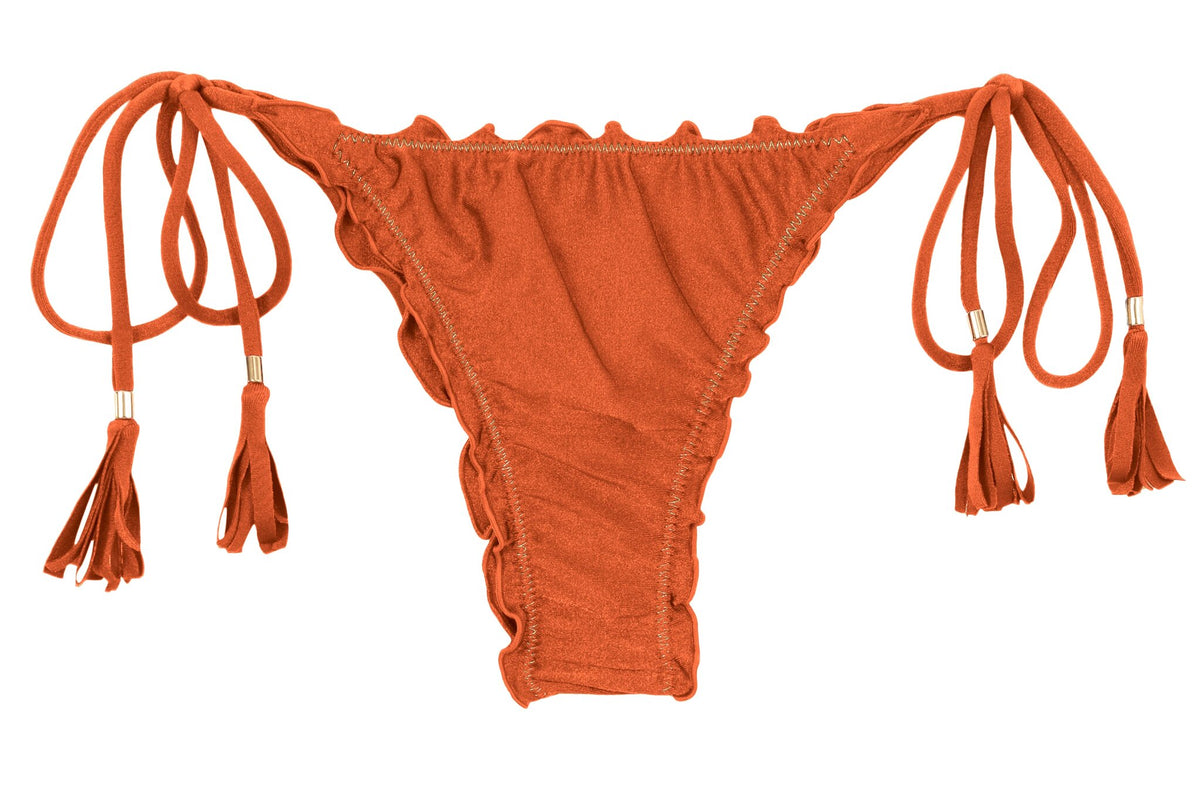 Product Front: Rio De Sol Bikini Bottoms Bottom Paprica Frufru-Fio