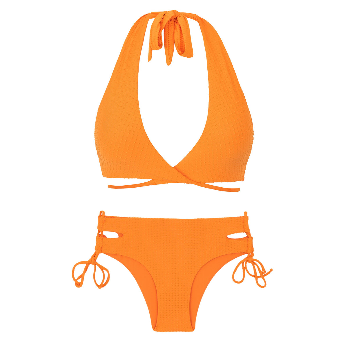 Product Back: Rio De Sol Two Piece Swimwear Set Dots-Mango Kate Madrid