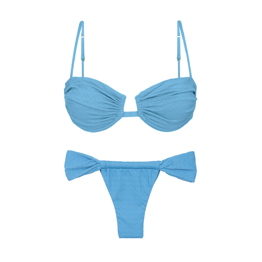 Product Front: Rio De Sol Two Piece Swimwear Set Solar-Celeste Zaya Eden