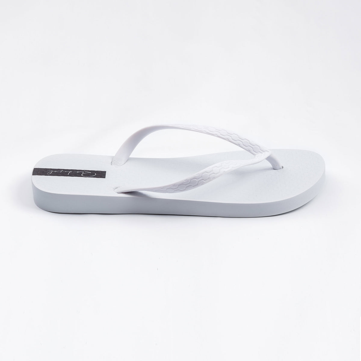 Image 03: Rio De Sol Flip-Flops White Slim