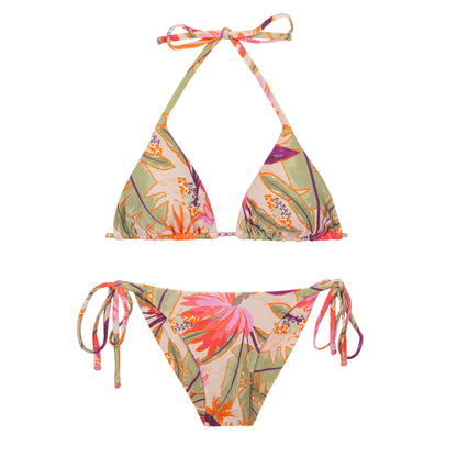 Product Front: Rio De Sol Two Piece Swimwear Set Oasis Tri-Inv Cheeky-Tie