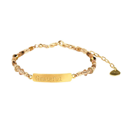 Model Front: Mishky Bracelets Grateful B-St-Xs-10931