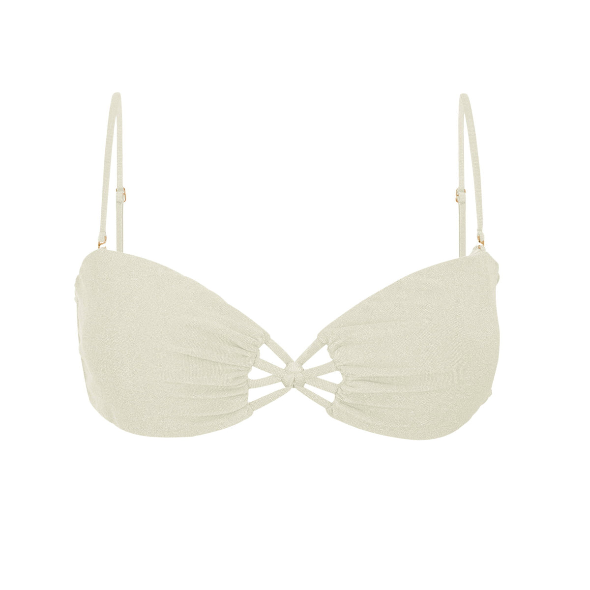 Product Front: Rio De Sol Bikini Tops Top Malibu-Natural Bandeau-Iris
