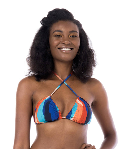 Gallery: La Playa Bikini Tops Top Ripple Aquamarine