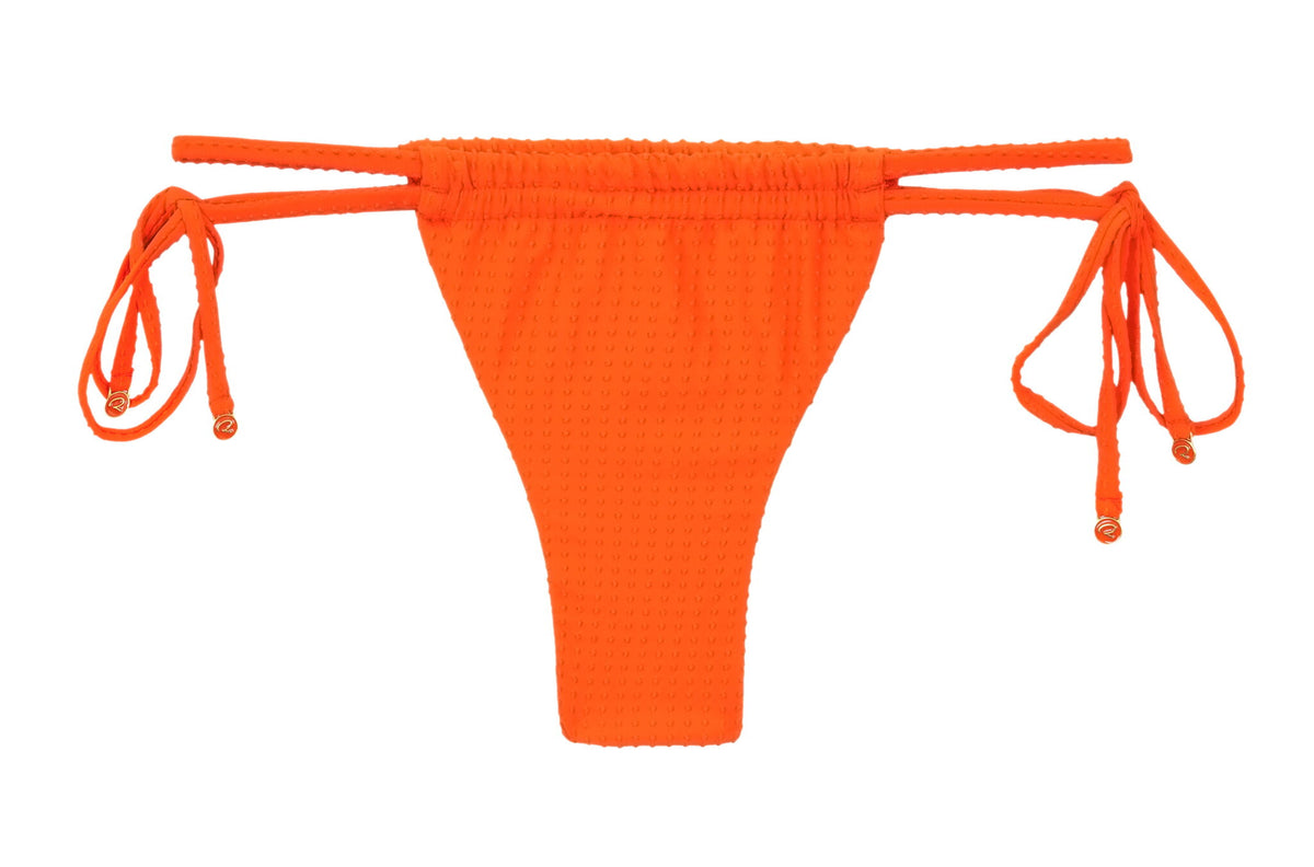 Product Front: Rio De Sol Bikini Bottoms Bottom Dots-Orange Pipa