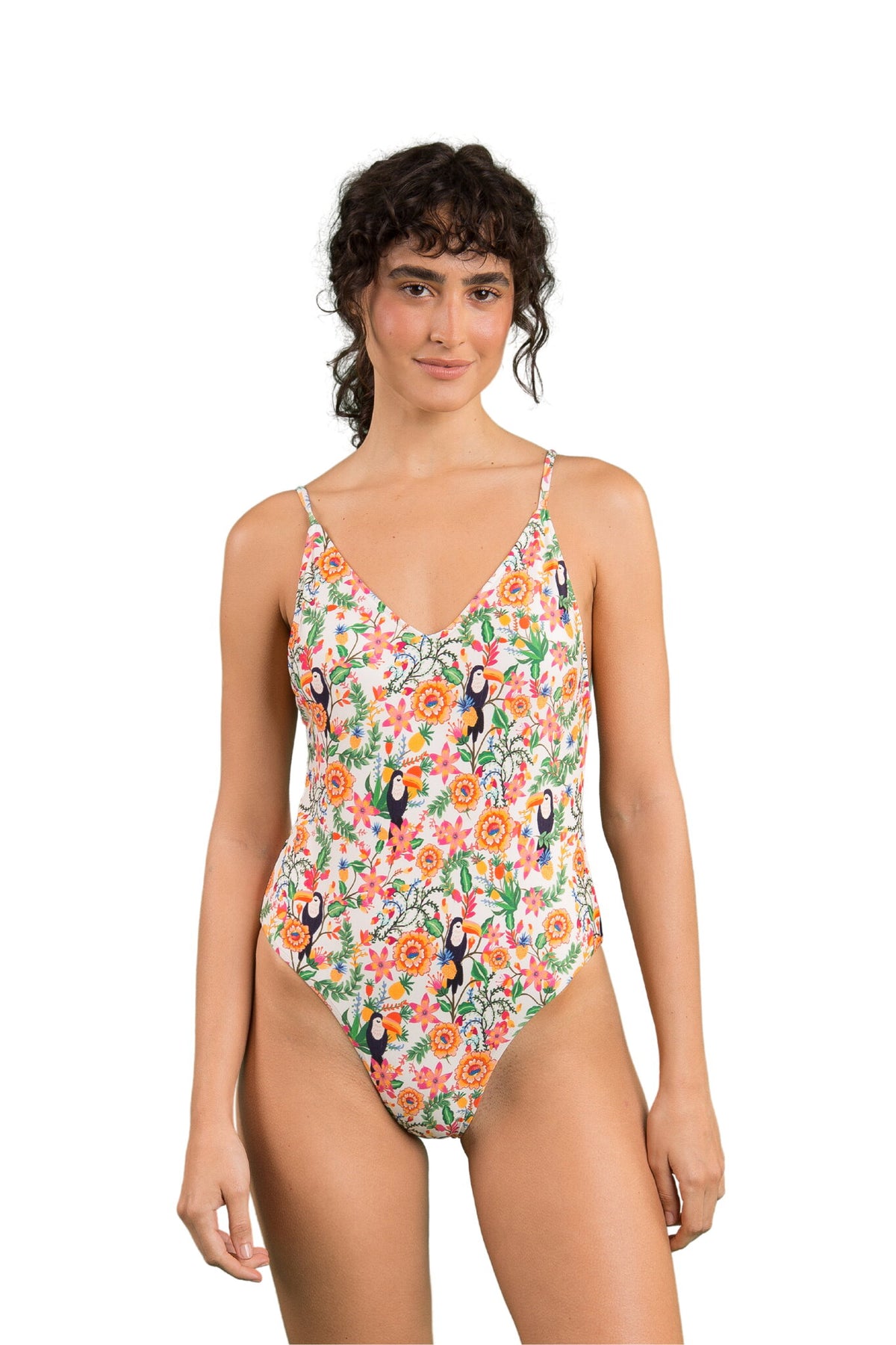 Model Front: Rio De Sol One Piece Swimsuits Boho Hype