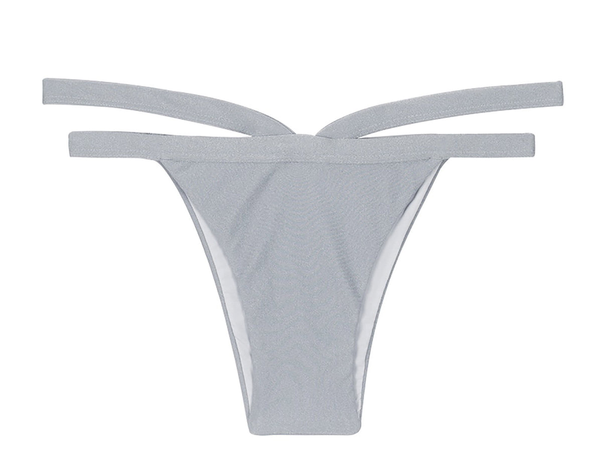 Product Front: Rio De Sol Bikini Bottoms Calcinha Silver Triangulo