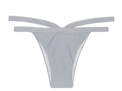 Product Front: Rio De Sol Bikini Bottoms Calcinha Silver Triangulo