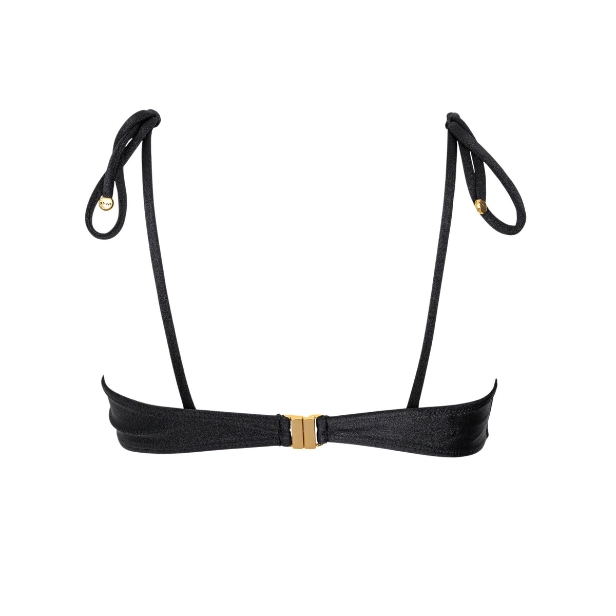 Product Back: La Playa Bikini Tops Top Faixa Duplo Preto