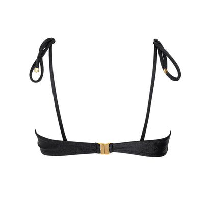 Product Back: La Playa Bikini Tops Top Faixa Duplo Preto