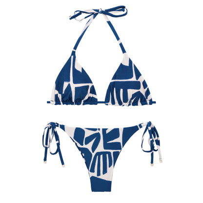 Product Front: Rio De Sol Two Piece Swimwear Set Pottery Tri-Inv Ibiza