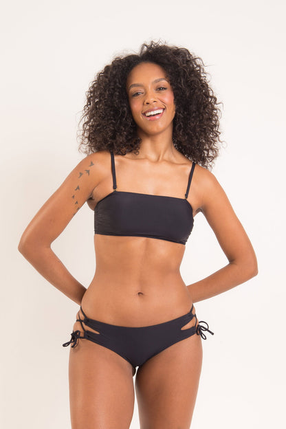 Model Front: Rio De Sol Bikini Bottoms Bottom Nero Madrid