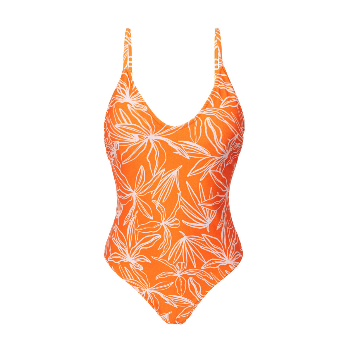Product Front: Rio De Sol One Piece Swimsuits Trail-Orange Hype