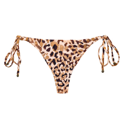 Product Front: Rio De Sol Bikini Bottoms Bottom Leopard Cheeky-Micro