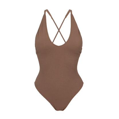 Product Front: Rio De Sol One Piece Swimsuits Sand-Cappuccino Sunny