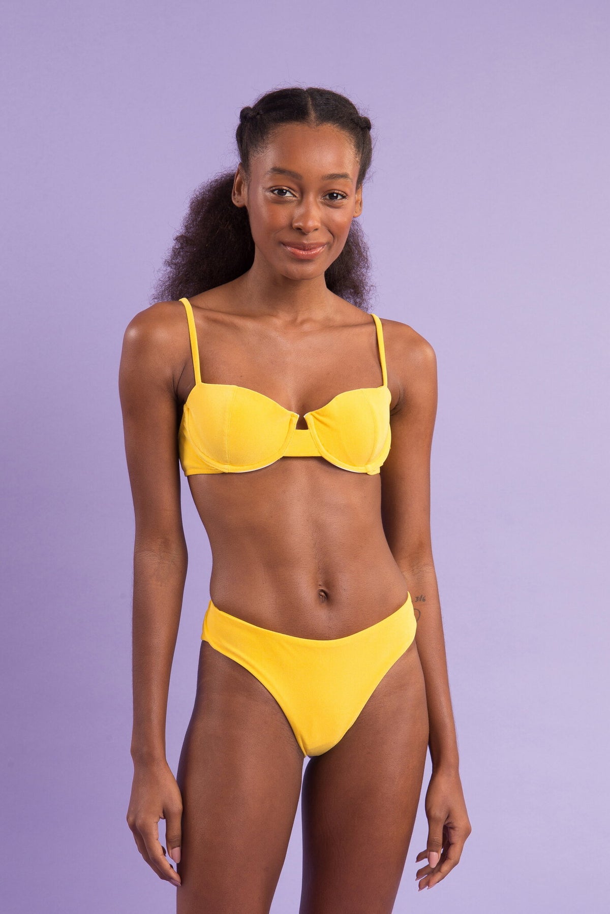Image 11: Rio De Sol Two Piece Swimwear Set Malibu-Yellow Balconet Ciao