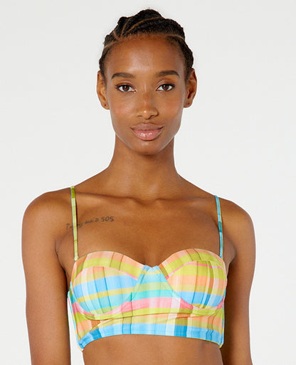 Gallery: Blueman Bikini Tops Top Laise Hot Xadrez Candy