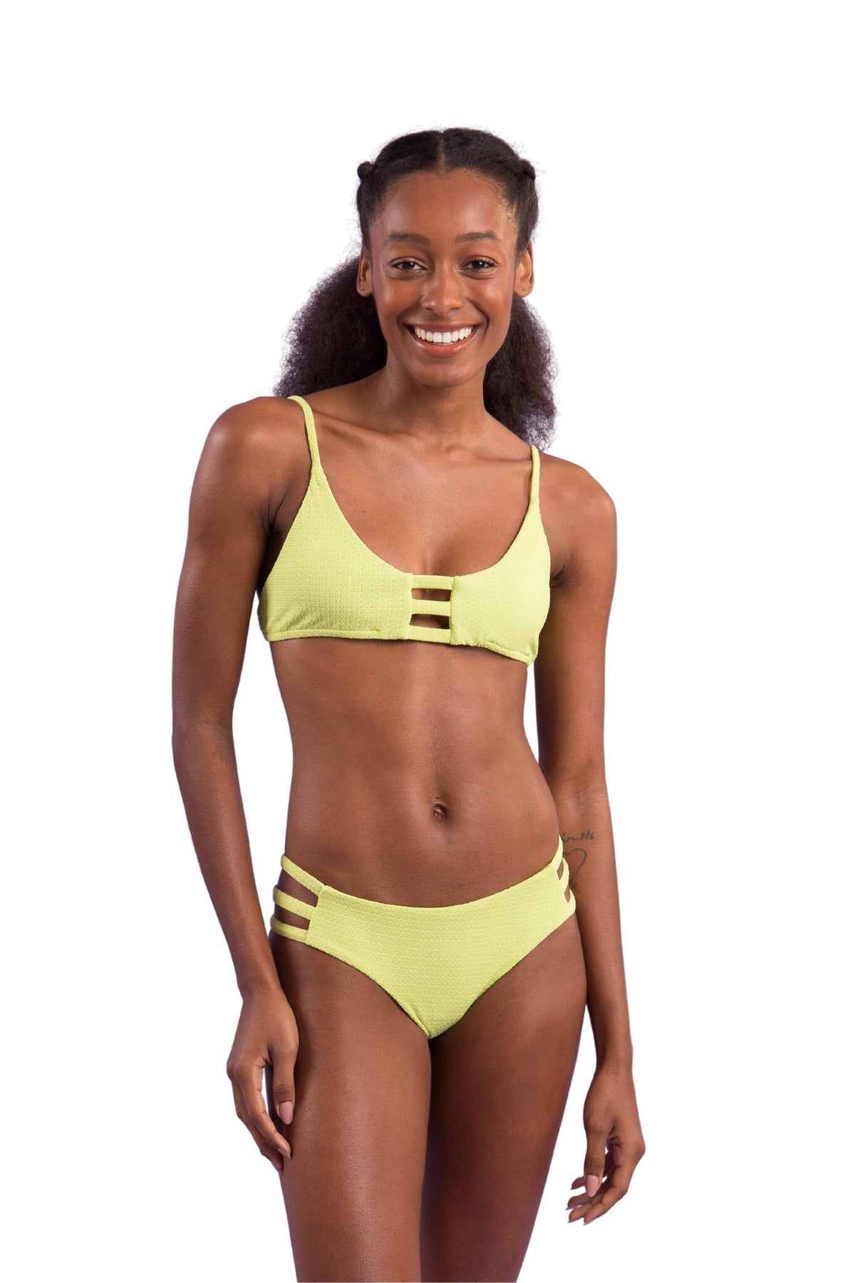 Model Front: Rio De Sol Bikini Bottoms Bottom Bora-Citrus Madrid-Trio