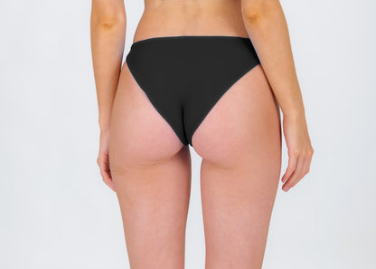 Model Back: Rio De Sol Bikini Bottoms Bottom Nero Essential-Comfy