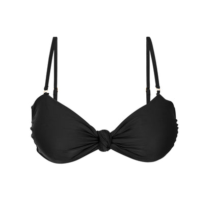 Product Front: Rio De Sol Bikini Tops Top Touch-Black Bandeau-Joy