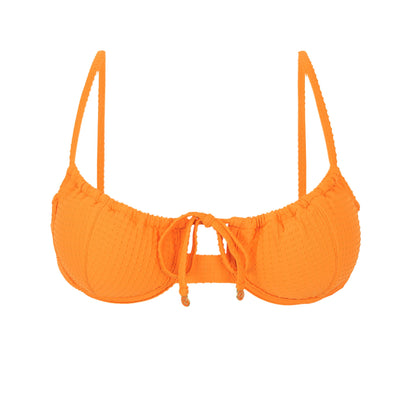 Product Front: Rio De Sol Bikini Tops Top Dots-Mango Balconet-Tie