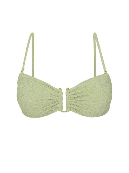 Product Front: Rio De Sol Bikini Tops Top Brisa-Pistache Sara