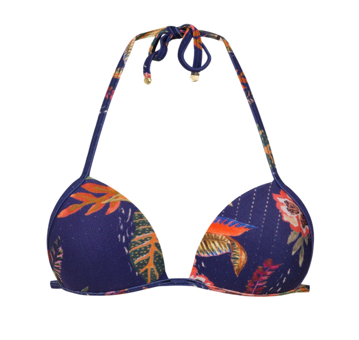 Model Front: La Playa Bikini Tops Top Cheeky Tupiniquim Marinho