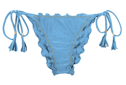 Product Front: Rio De Sol Bikini Bottoms Bottom Shimmer-Baltic-Sea Frufru