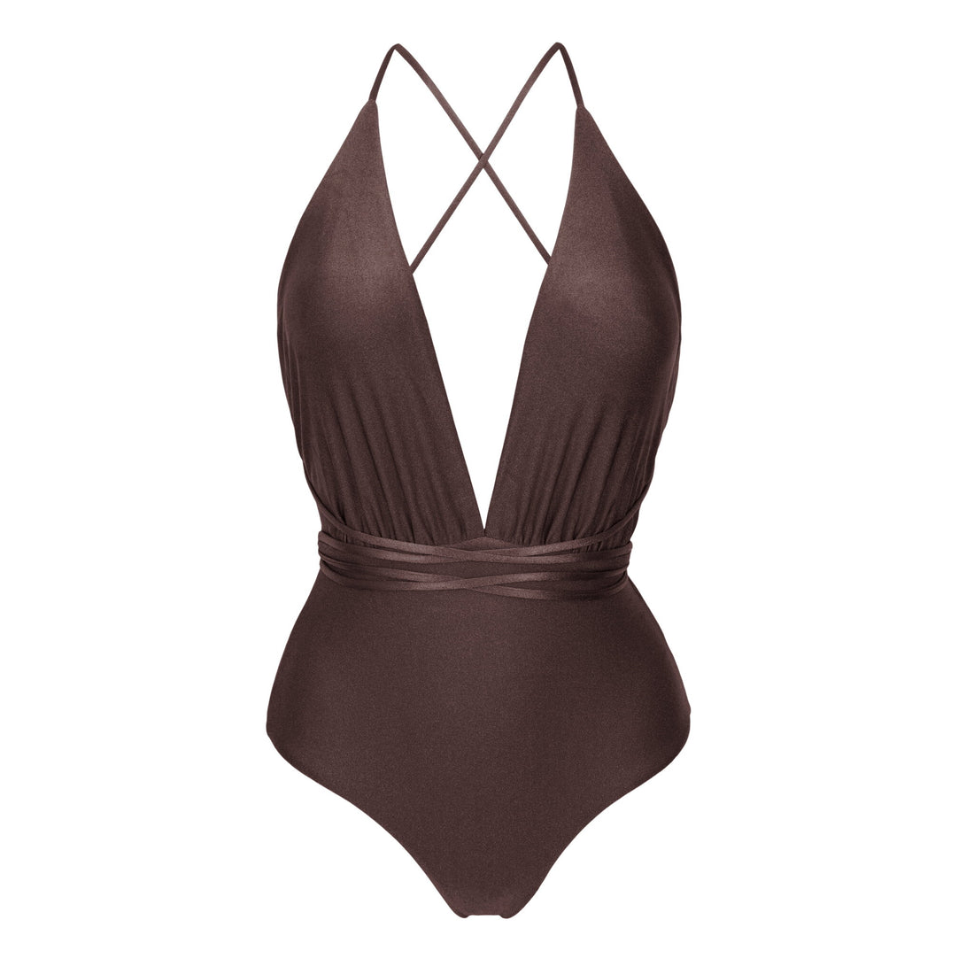 Product Front: Rio De Sol One Piece Swimsuits Shimmer-Coffee New Vegas