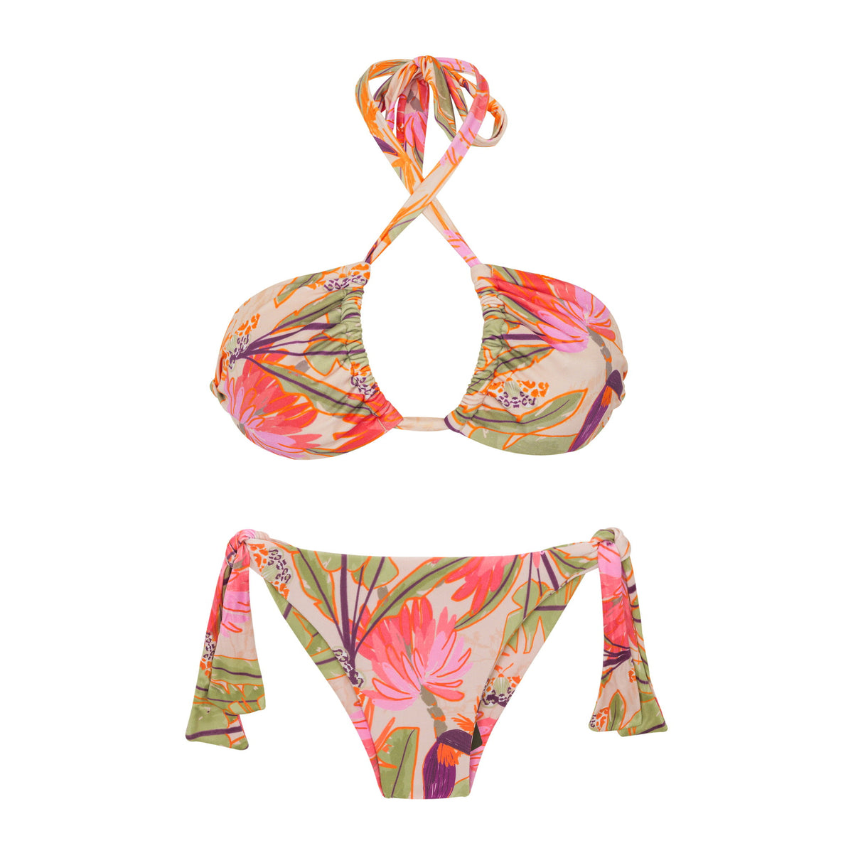 Product Back: Rio De Sol Two Piece Swimwear Set Oasis Mel Italy
