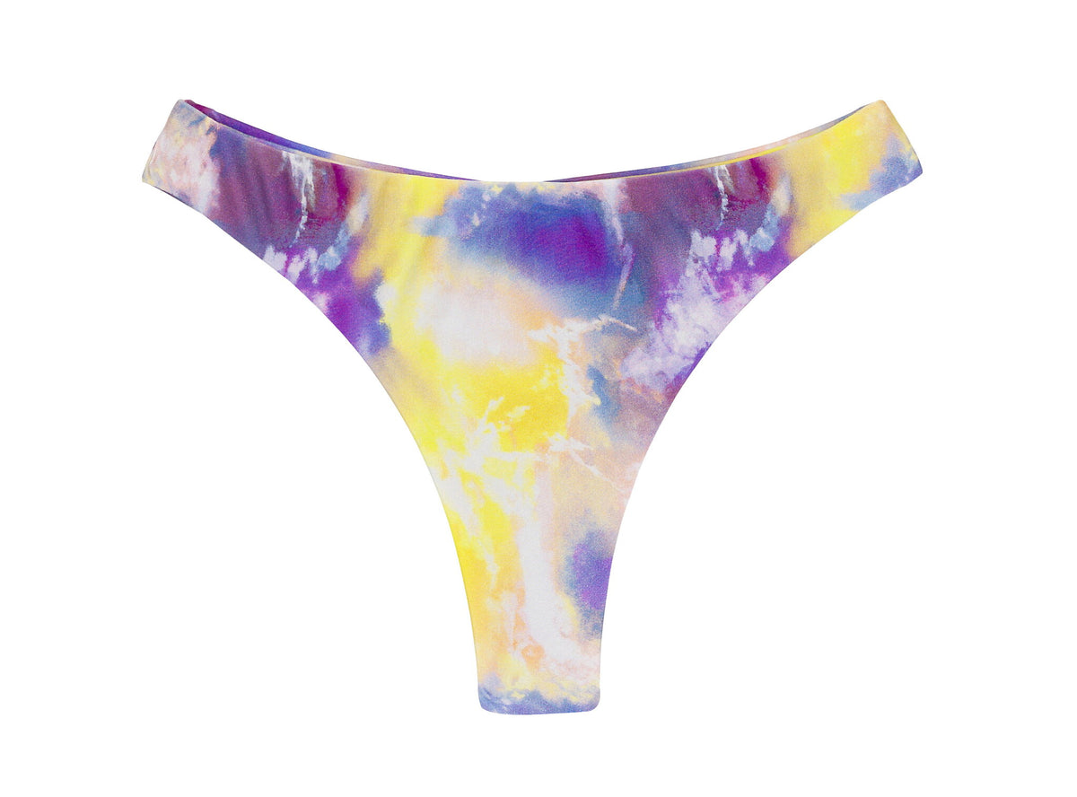 Product Front: Rio De Sol Bikini Bottoms Bottom Tiedye-Purple Fio