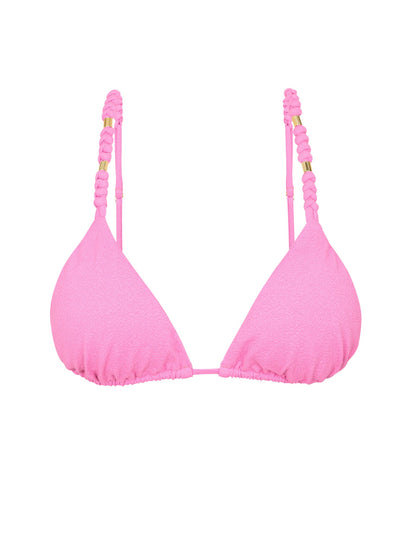 Product Front: Rio De Sol Bikini Tops Top Crespinho-Rosa Lia-Noa