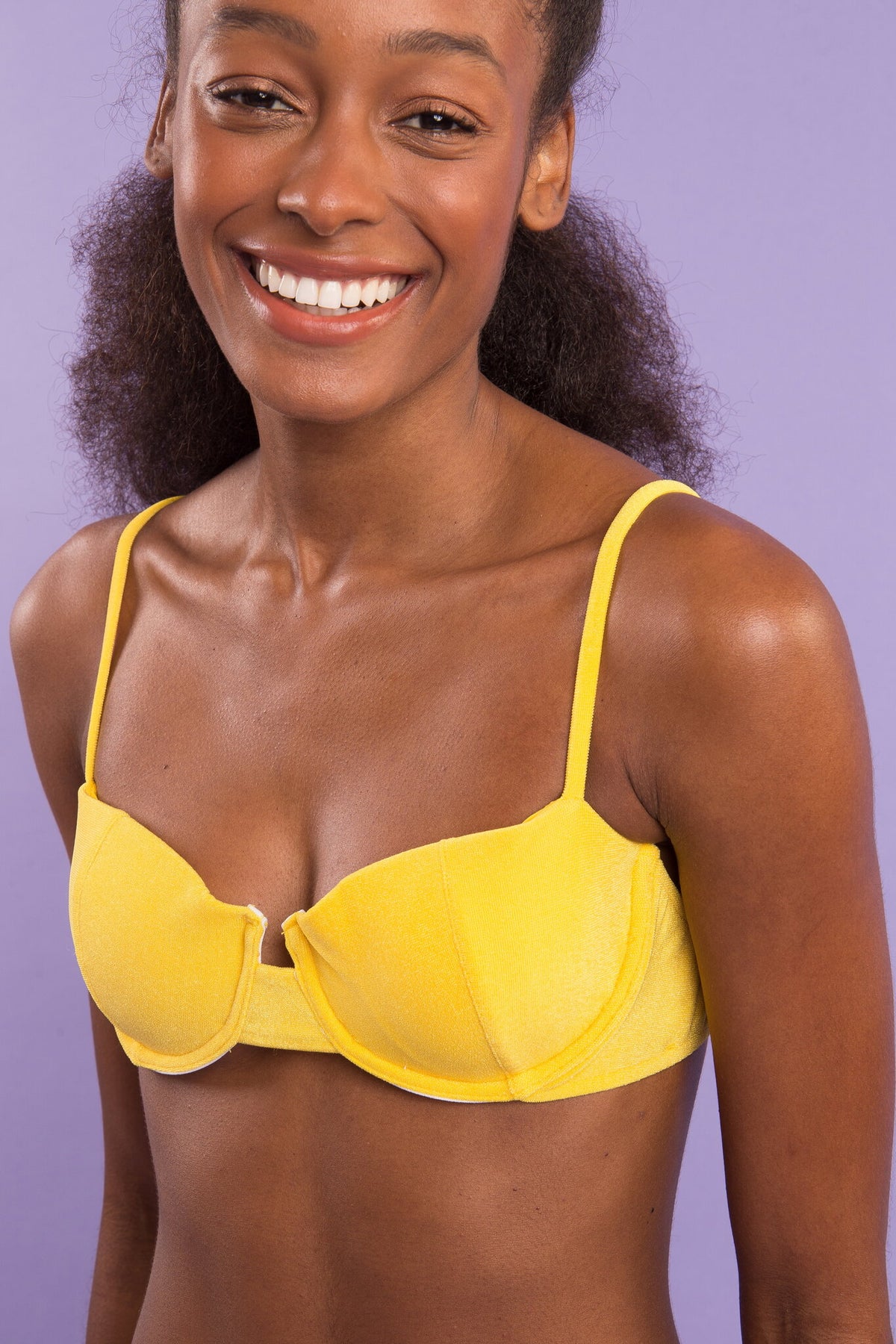 Image 09: Rio De Sol Two Piece Swimwear Set Malibu-Yellow Balconet Ciao