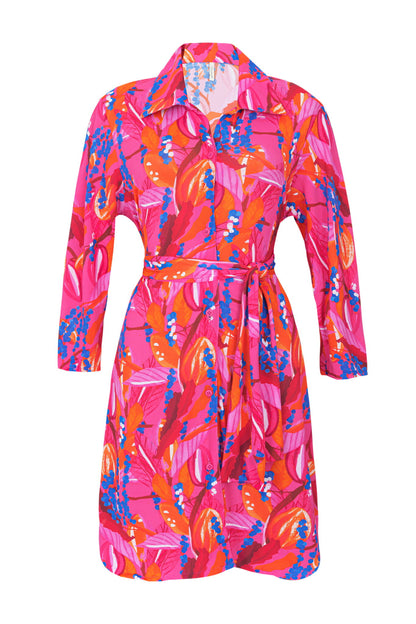 Product Front: Rio De Sol Shirtdress Flavors Chemise