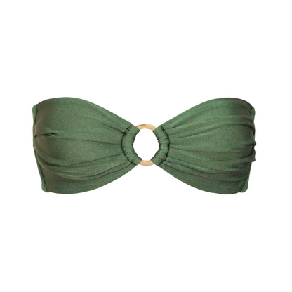 Product Front: Rio De Sol Bikini Tops Top Shimmer-Croco Mavi