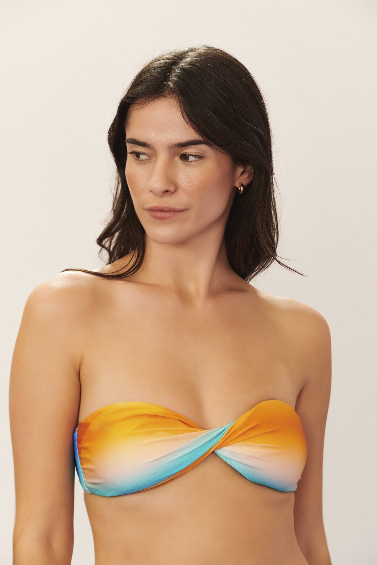 Image 05: Blueman Two Piece Swimwear Set Degrade-Summer Top-Up Angel