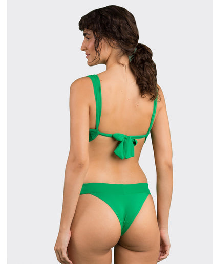 Image 07: Rio De Sol Two Piece Swimwear Set Tambourine Halter-Marina Essential-Cos