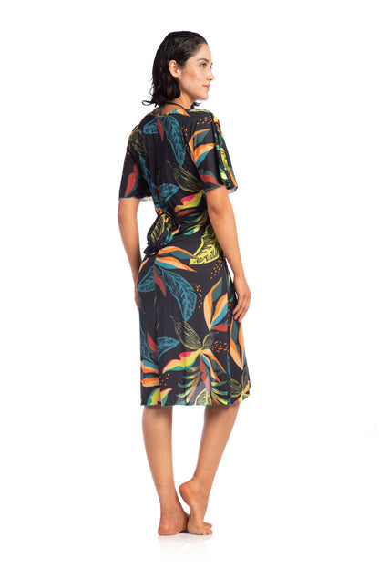 Model Back: La Playa Midi Dresses Borboleta Jardins