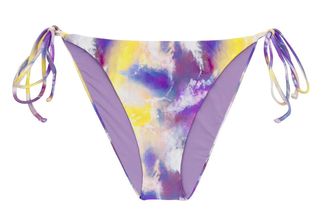 Product Front: Rio De Sol Bikini Bottoms Bottom Tiedye-Purple Ibiza-Comfy