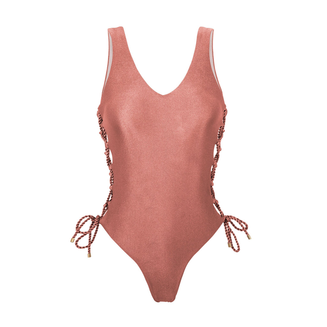Product Front: Rio De Sol One Piece Swimsuits Shimmer-Copper Zoe