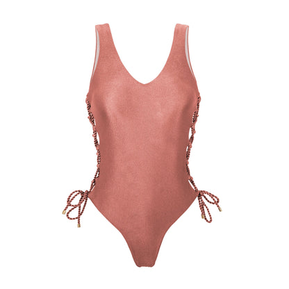 Product Front: Rio De Sol One Piece Swimsuits Shimmer-Copper Zoe